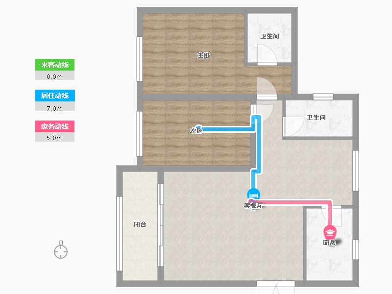 甘肃省-兰州市-民大小区-87.20-户型库-动静线