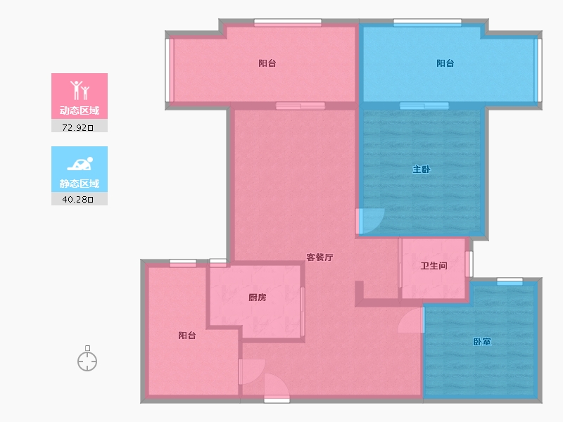 湖北省-黄石市-中冶黄石公园-100.00-户型库-动静分区