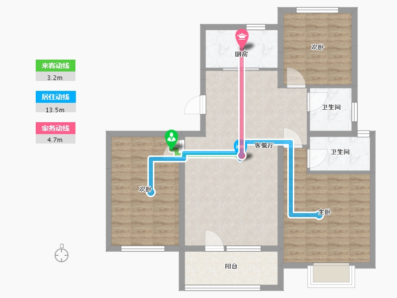 山东省-青岛市-中洲半岛城邦-95.20-户型库-动静线