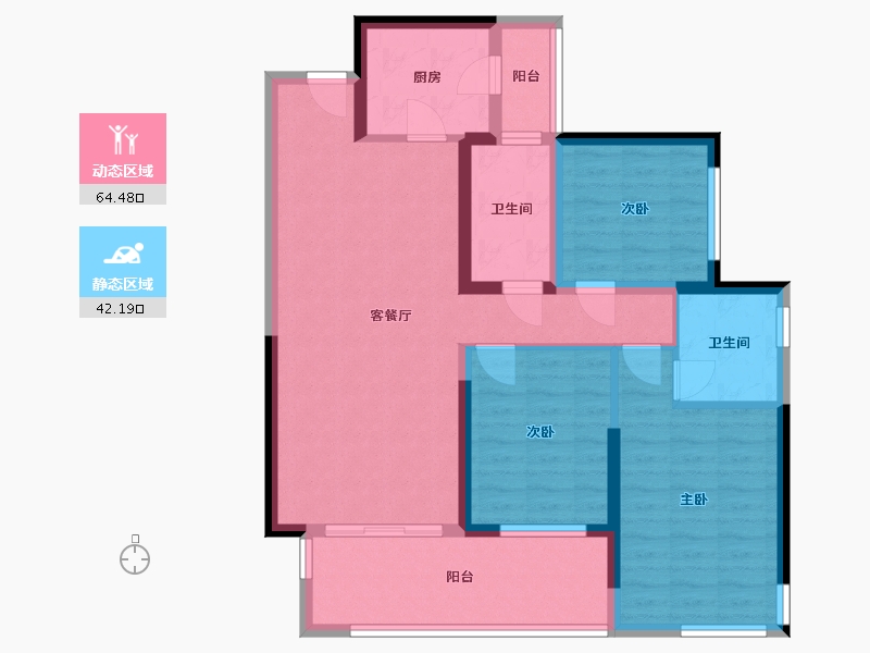 广西壮族自治区-玉林市-江语城-90.00-户型库-动静分区