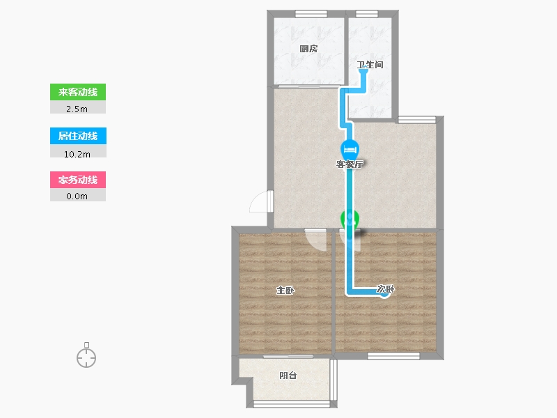 江苏省-盐城市-清华学仕园-78.00-户型库-动静线