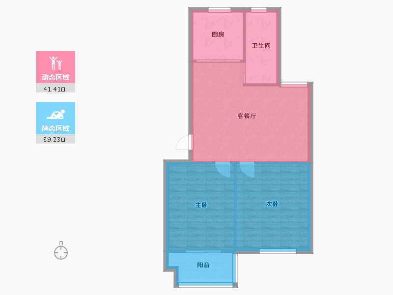 江苏省-盐城市-清华学仕园-78.00-户型库-动静分区