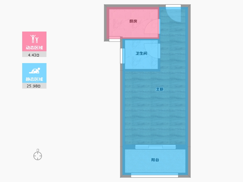 广东省-深圳市-科裕新村-26.74-户型库-动静分区