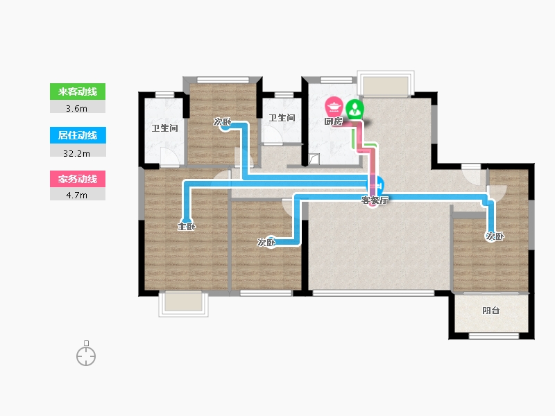 福建省-厦门市-建发五缘橖月-114.40-户型库-动静线