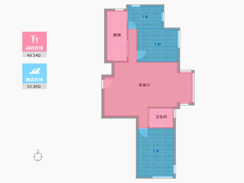 上海-上海市-海尚菊苑南区-79.08-户型库-动静分区