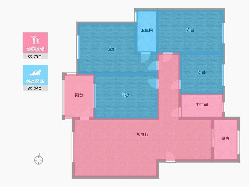 河南省-平顶山市-森源居-112.80-户型库-动静分区