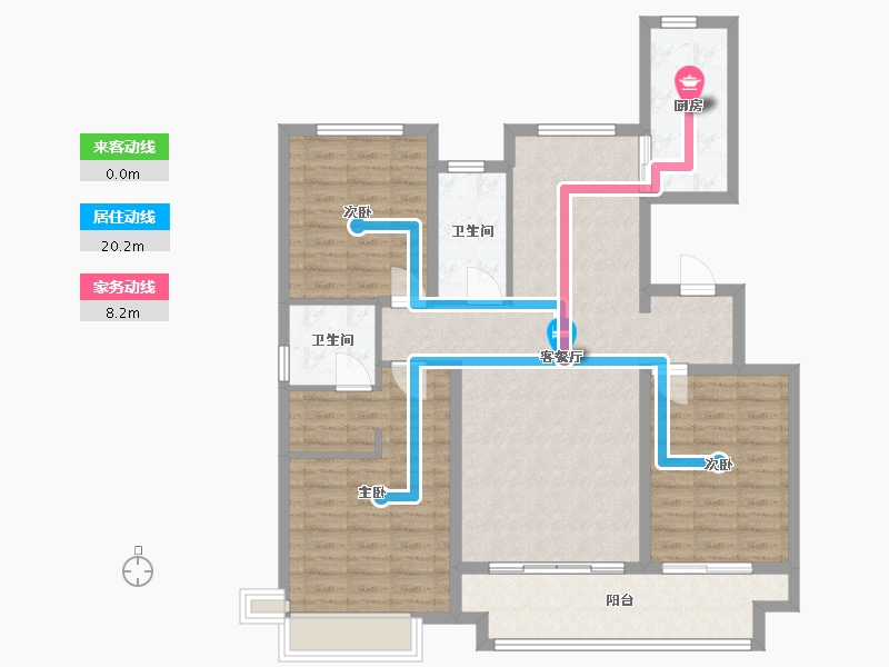 河北省-沧州市-瀛州瑞府-111.20-户型库-动静线