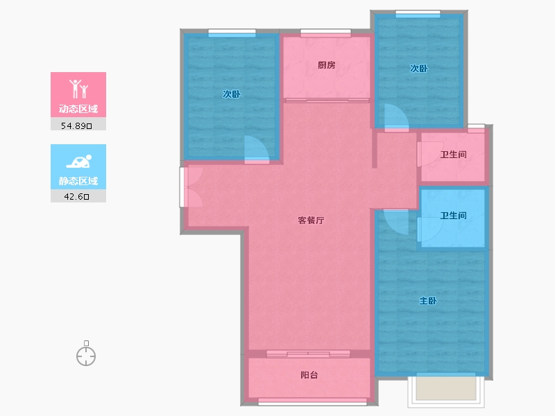 河北省-邢台市-清华园-97.02-户型库-动静分区