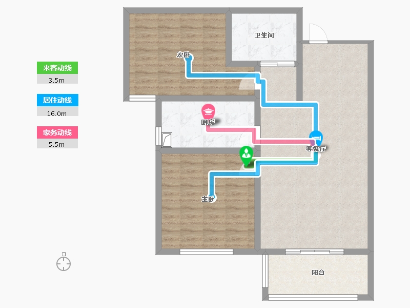 河北省-廊坊市-堂湾樾府-94.68-户型库-动静线