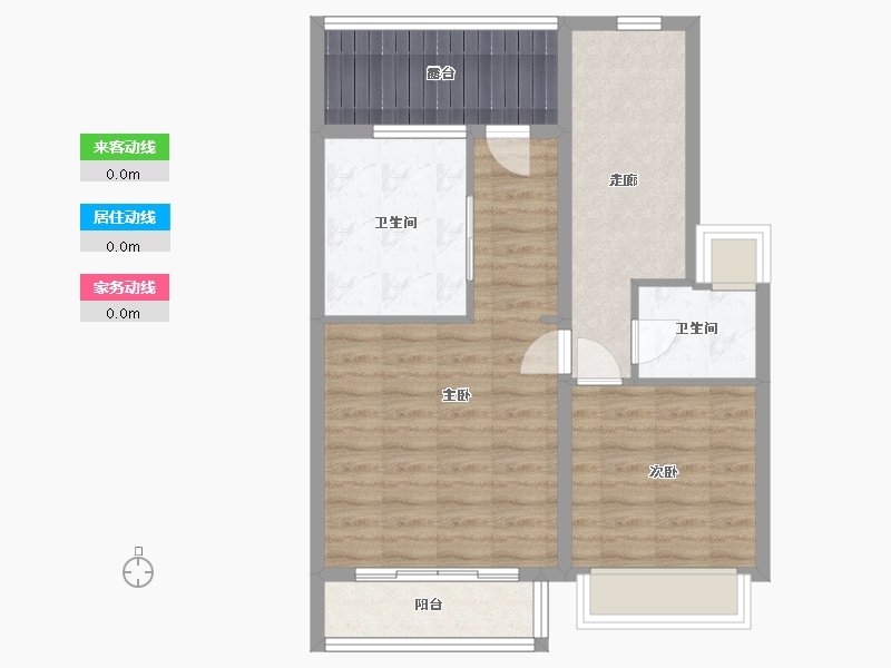 广东省-江门市-保利云上西棠-64.00-户型库-动静线