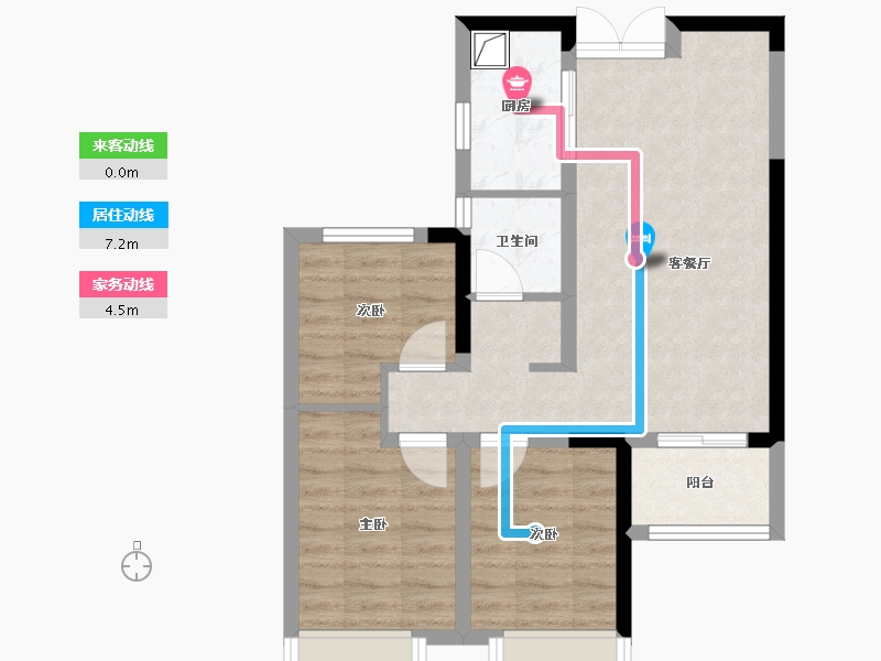 河南省-郑州市-永丰乐城-66.00-户型库-动静线