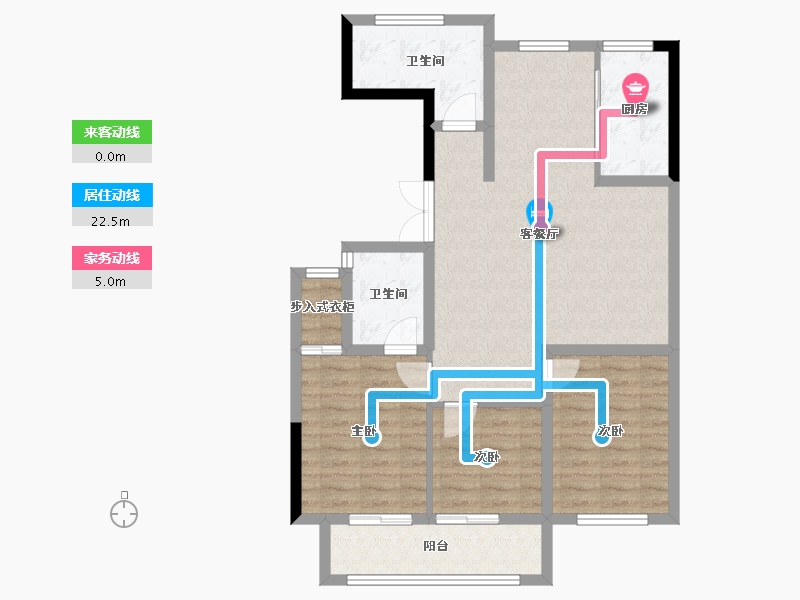 山东省-威海市-盛仕文苑-92.00-户型库-动静线