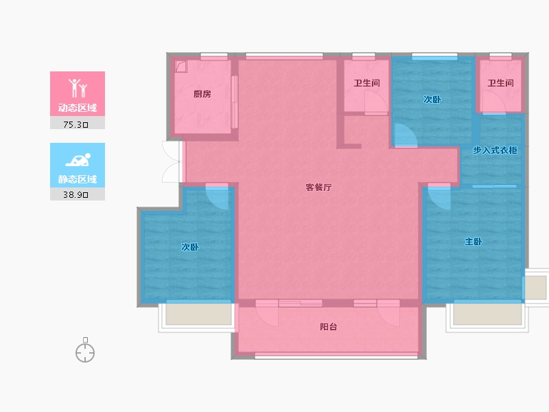 山东省-聊城市-莘县城市主人-103.20-户型库-动静分区