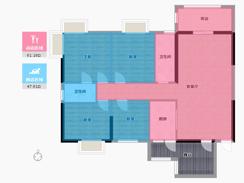 广东省-河源市-新城豪庭-103.62-户型库-动静分区