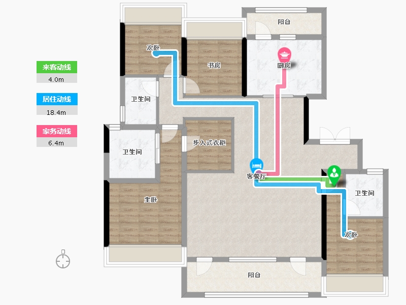 四川省-成都市-武侯区金茂府-108.00-户型库-动静线