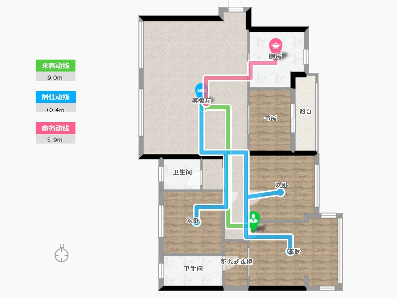 广东省-汕头市-悦江府-108.00-户型库-动静线