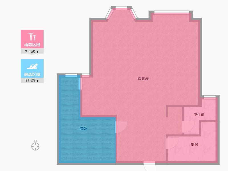 福建省-福州市-名郡-82.40-户型库-动静分区