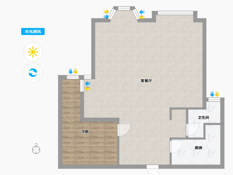 福建省-福州市-名郡-82.40-户型库-采光通风