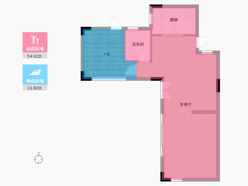 广东省-佛山市-保利云上-60.00-户型库-动静分区