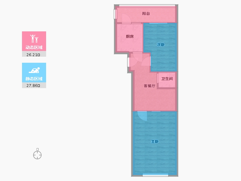 天津-天津市-惠州里-47.84-户型库-动静分区