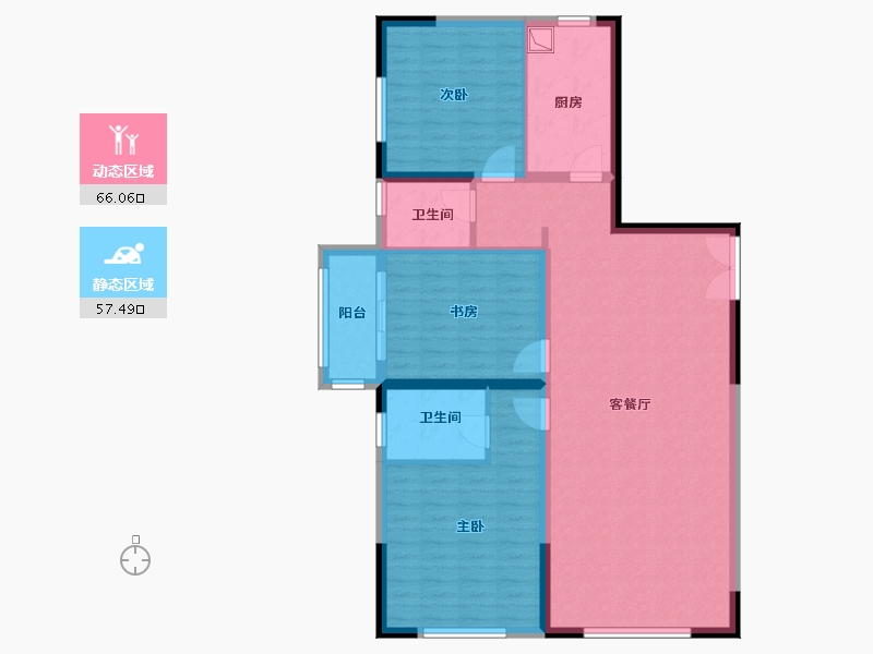 山东省-潍坊市-圣菲漫步-112.00-户型库-动静分区