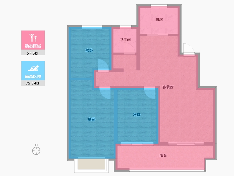 山东省-临沂市-房源·印象东城-99.20-户型库-动静分区