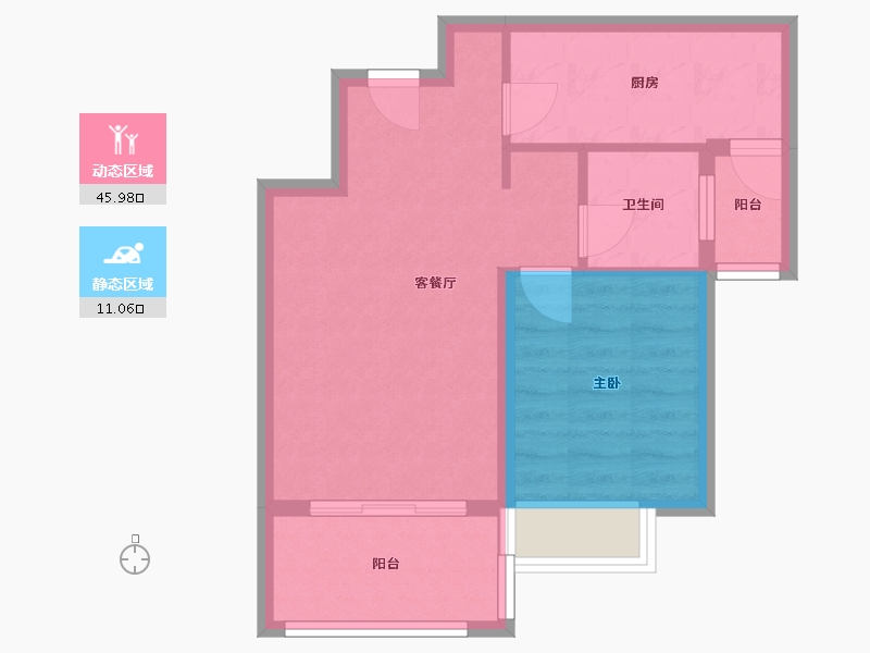 河南省-南阳市-南都明珠滨湖新城-50.79-户型库-动静分区