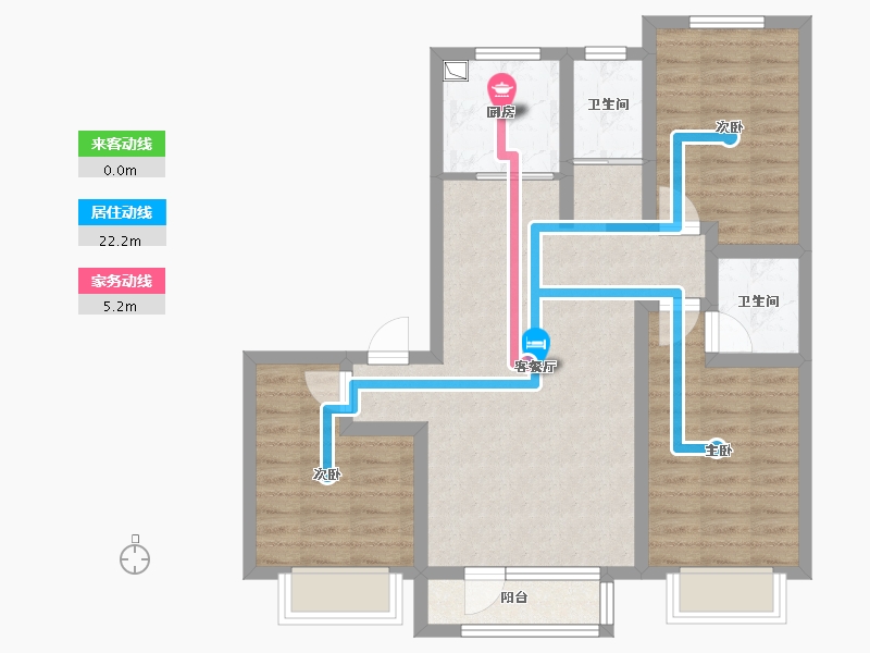 河北省-邢台市-京福苑-94.17-户型库-动静线