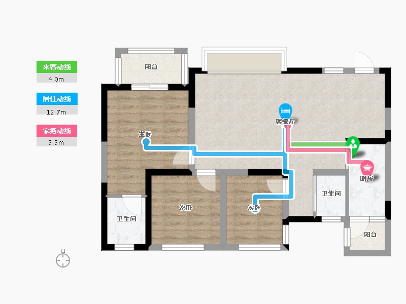 四川省-凉山彝族自治州-海河上院-73.58-户型库-动静线