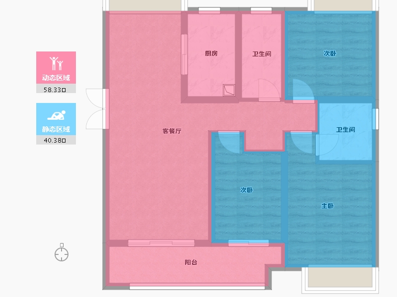 河南省-新乡市-国悦城誉府-98.51-户型库-动静分区