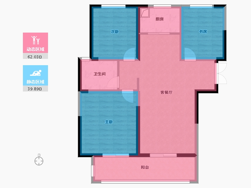 山东省-临沂市-联泰中心城-102.00-户型库-动静分区