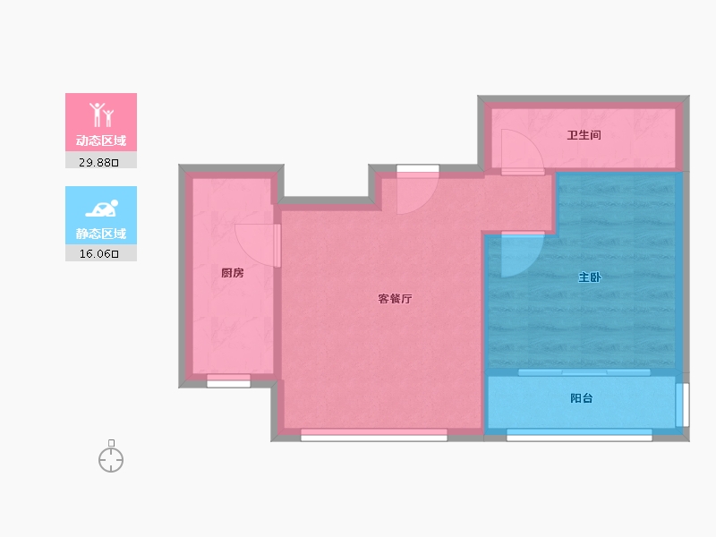 河北省-廊坊市-锦绣家园-57.74-户型库-动静分区