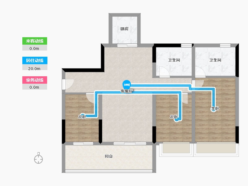 四川省-达州市-时代中央城-91.38-户型库-动静线