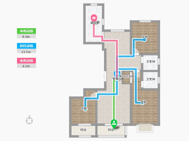 河北省-邢台市-晶福苑-111.00-户型库-动静线