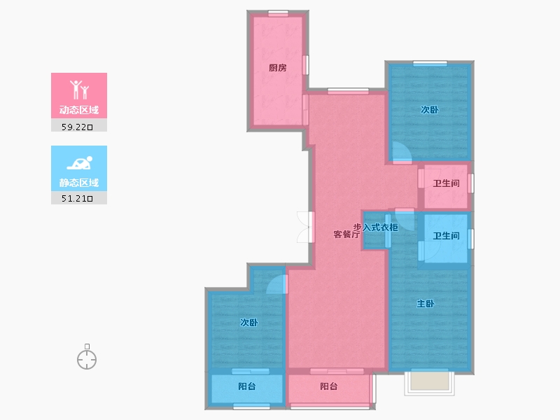 河北省-邢台市-晶福苑-111.00-户型库-动静分区