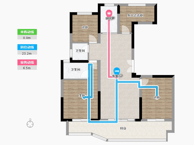 河南省-安阳市-吾悦广场-102.40-户型库-动静线