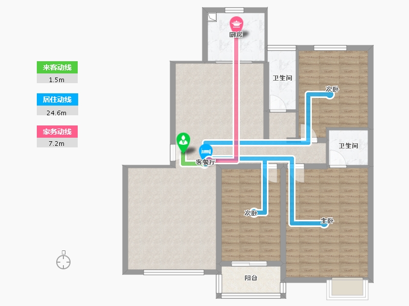 山东省-德州市-东建德州花园-112.00-户型库-动静线