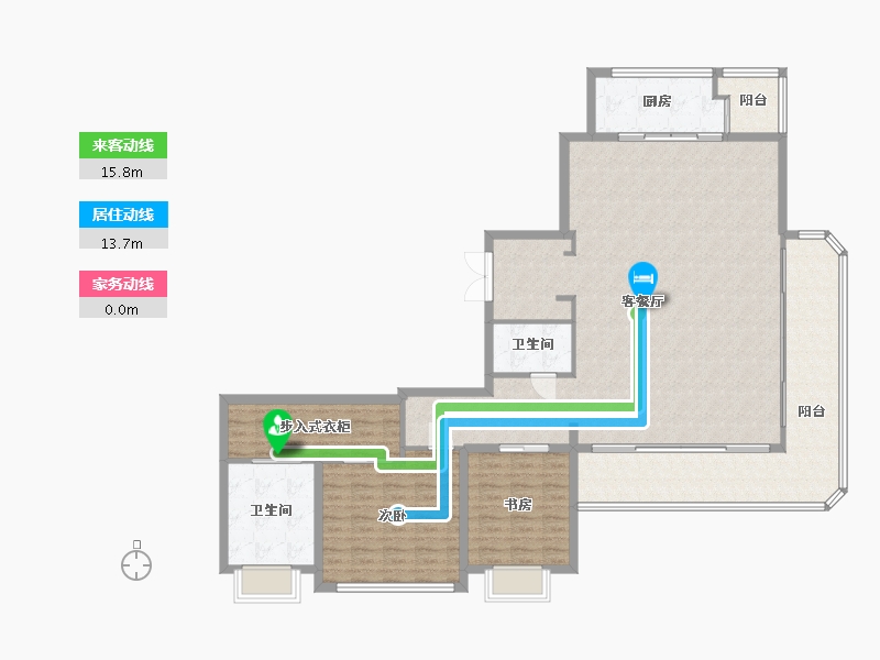 四川省-成都市-招商时代公园一期-210.40-户型库-动静线