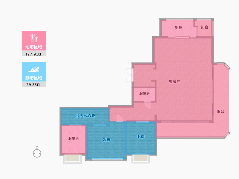 四川省-成都市-招商时代公园一期-210.40-户型库-动静分区