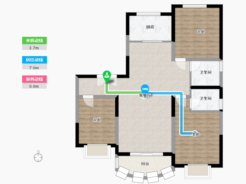 山西省-运城市-大运花园-107.88-户型库-动静线