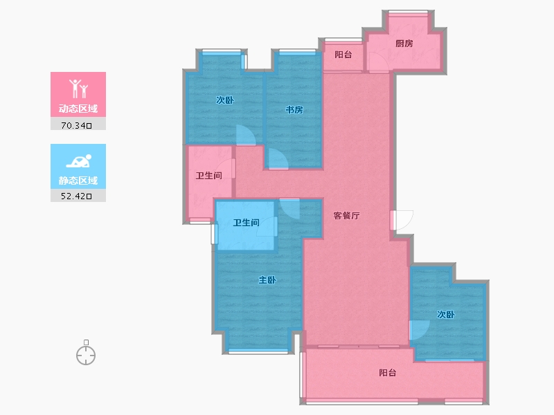 江西省-赣州市-嘉福原山著-109.00-户型库-动静分区