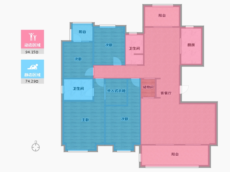 山东省-临沂市-亲和家源颐和源-112.00-户型库-动静分区