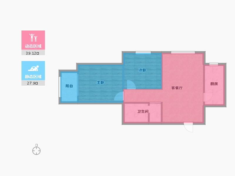 陕西省-西安市-和润坊-57.68-户型库-动静分区