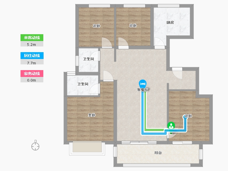 河北省-衡水市-富力院士廷-107.20-户型库-动静线