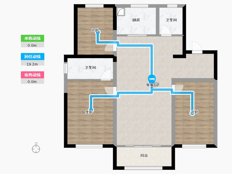 河北省-保定市-紫云佳苑-100.00-户型库-动静线