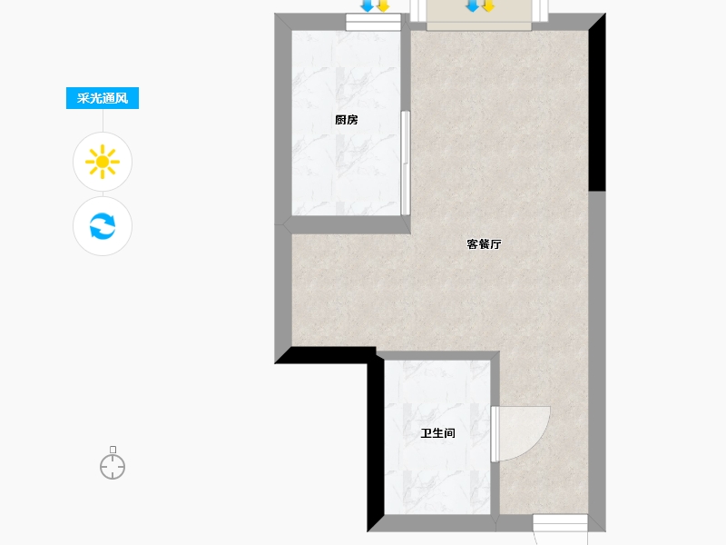 河北省-保定市-美居大都会meet商业销售中心-31.46-户型库-采光通风