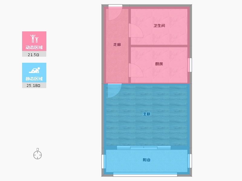 北京-北京市-强佑府学上院-56.00-户型库-动静分区