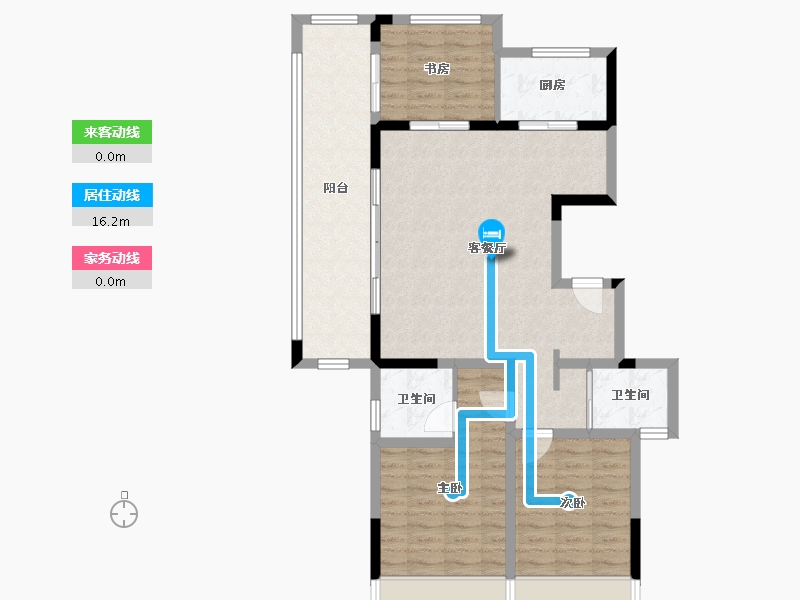 四川省-成都市-五粮液华西青城山国际康养中心-95.05-户型库-动静线