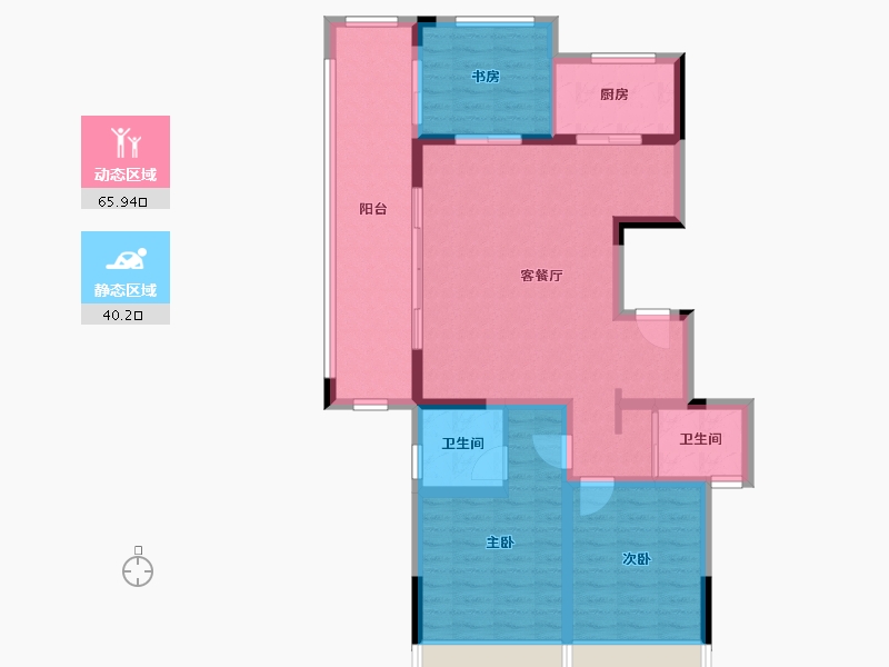 四川省-成都市-五粮液华西青城山国际康养中心-95.05-户型库-动静分区