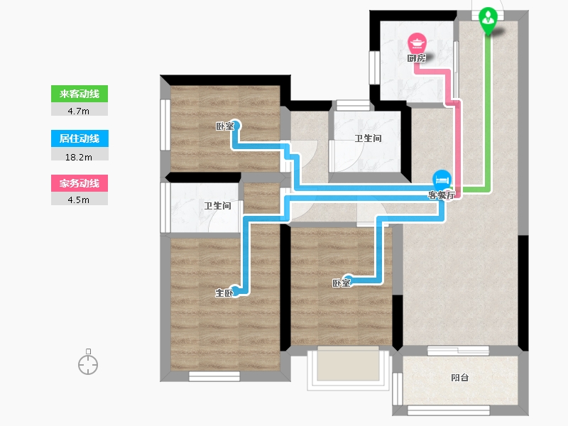 贵州省-贵阳市-建发央著和玺书香府缦云-58.59-户型库-动静线